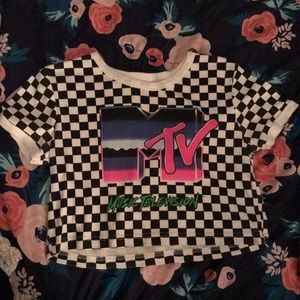 MTV crop top size small